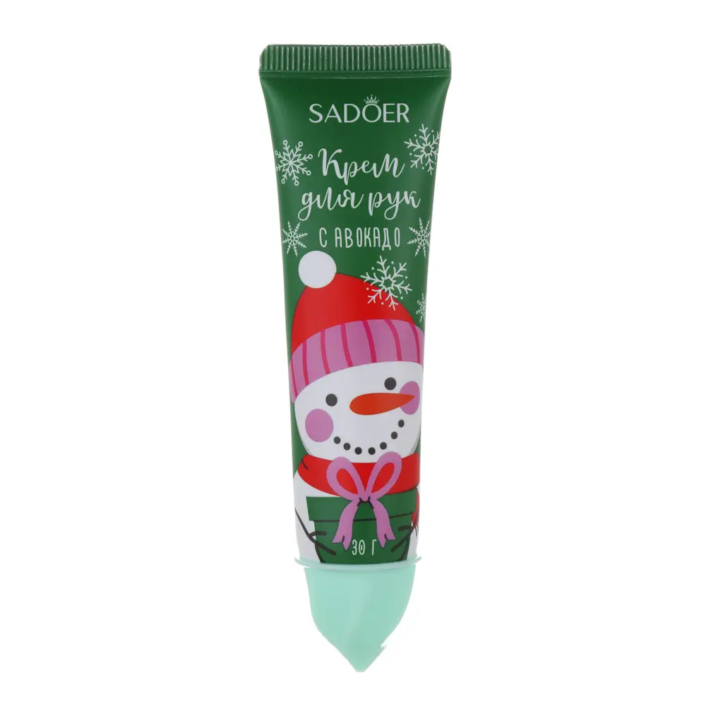 Крем для рук Sadoer, авокадо, фигурный дозатор, 30г - #1