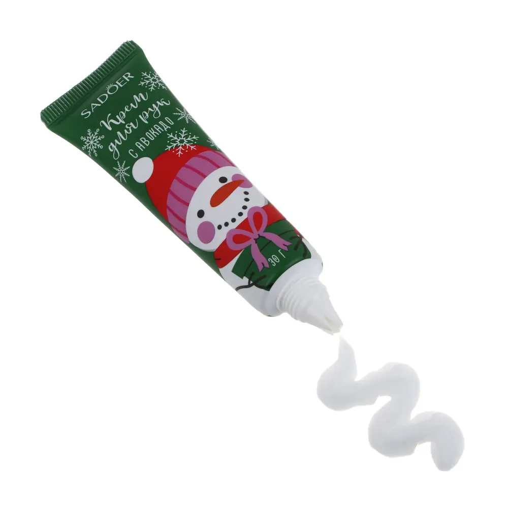 Крем для рук Sadoer, авокадо, фигурный дозатор, 30г - #3