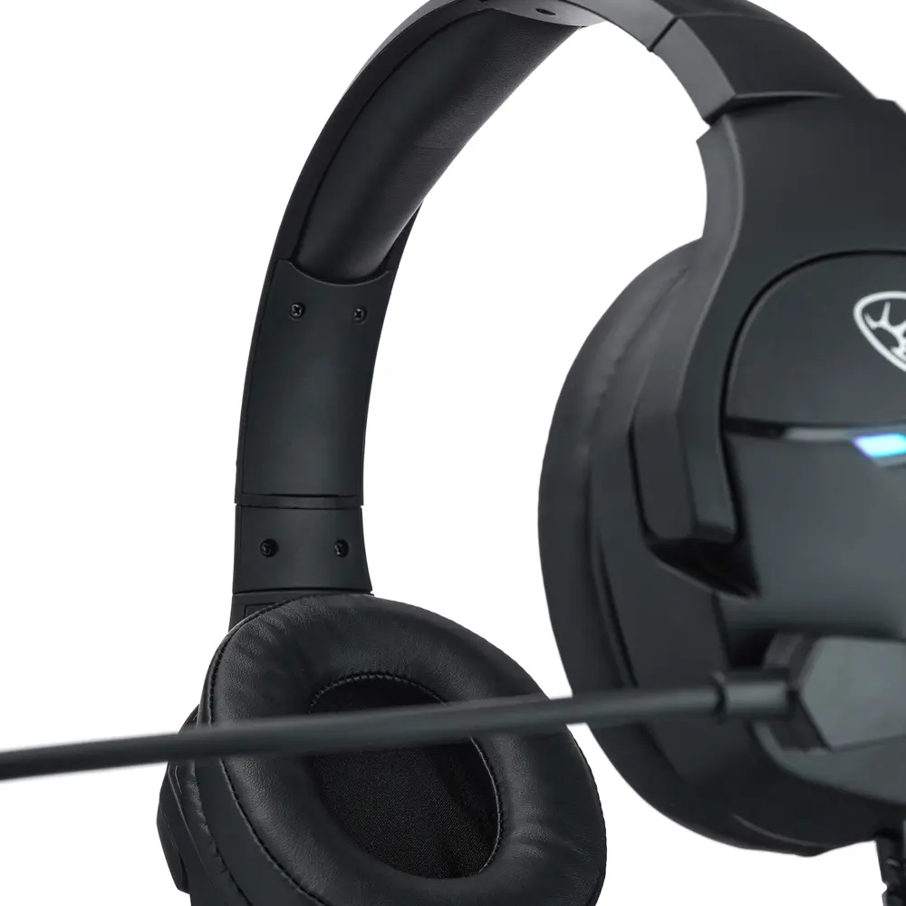 Наушники проводные с микрофоном игровые BY Dzingasa USB 3,2 м, VS7.1, настраиваемая RGB подсветка - #6