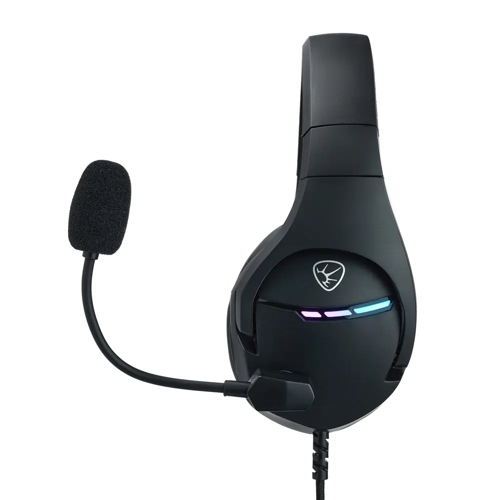 Наушники проводные с микрофоном игровые BY Dzingasa USB 3,2 м, VS7.1, настраиваемая RGB подсветка - #9