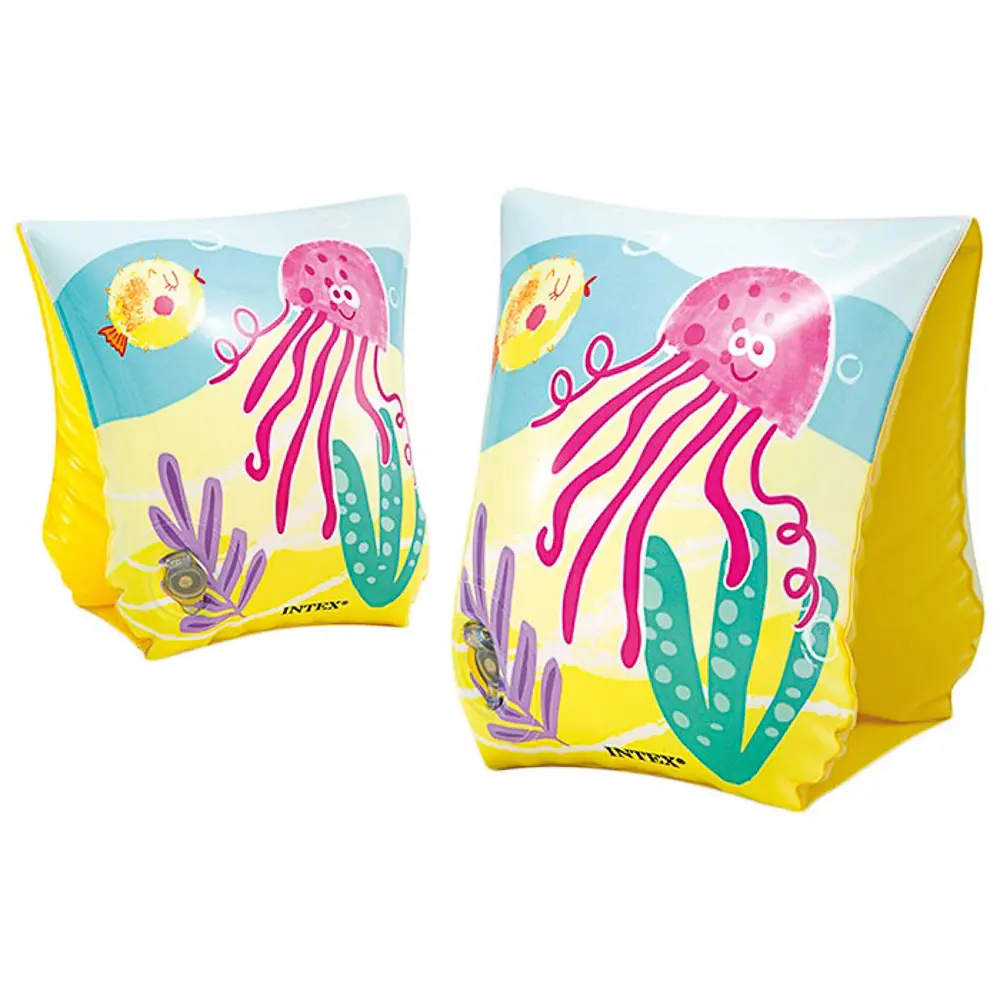 INTEX Нарукавники Забавные рыбки, для 3-6 лет, 23x15см, 58652EU - #1