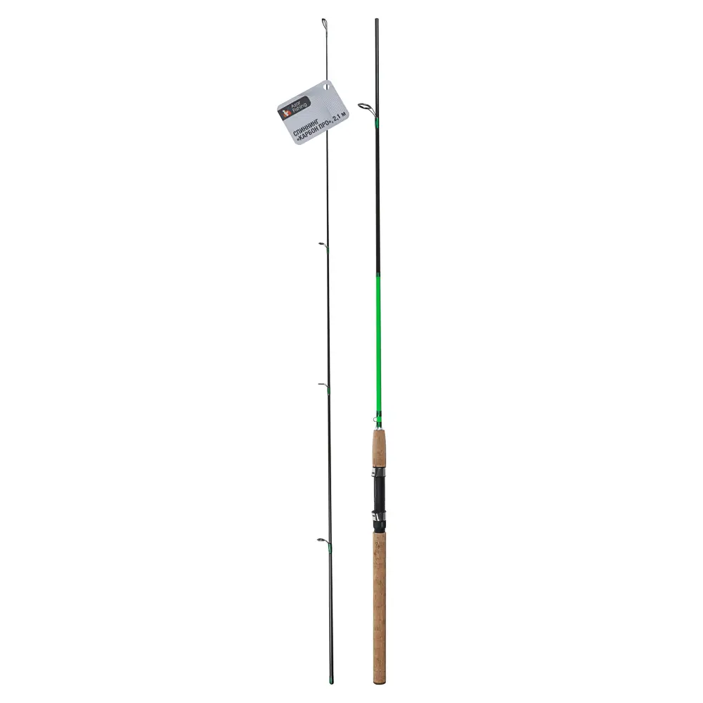 Спиннинг "Карбон Про" тм AZOR FISHING, штекерный, карбон 90%, 2,1м, тест 15-40гр. - #11