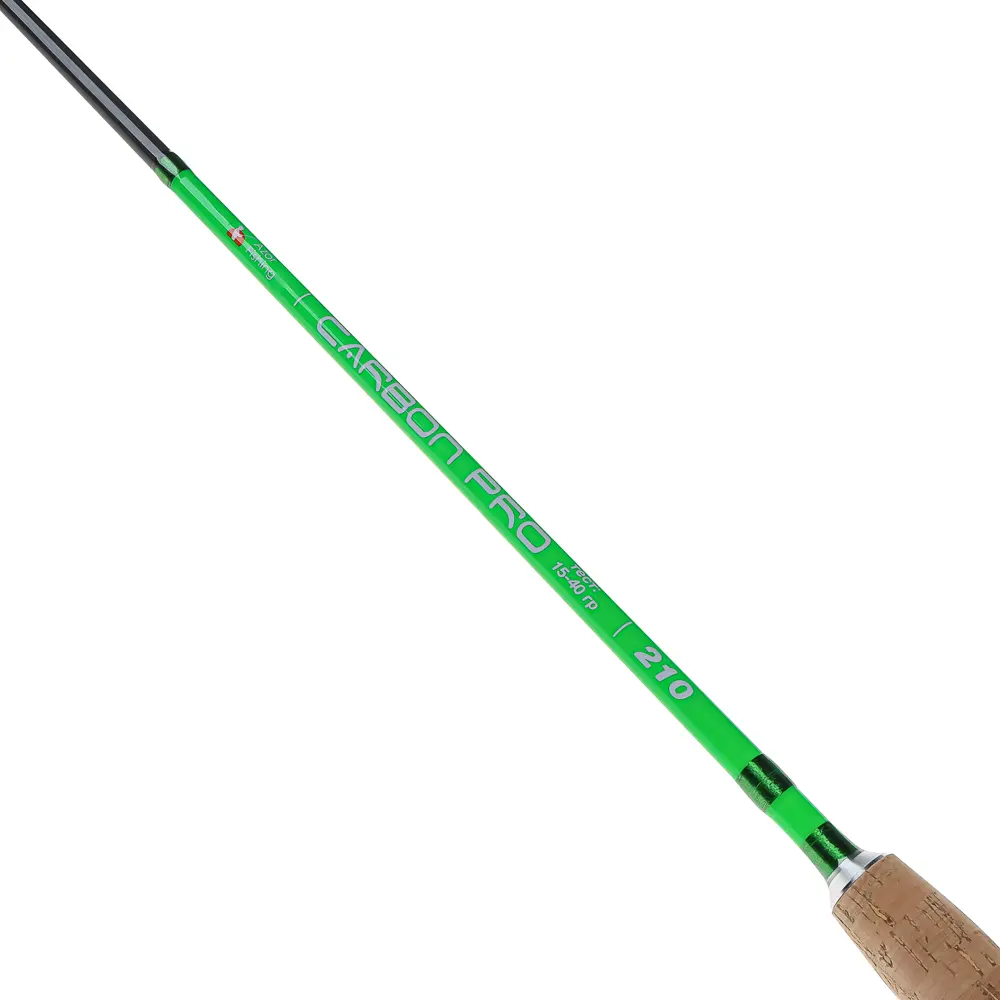 Спиннинг "Карбон Про" тм AZOR FISHING, штекерный, карбон 90%, 2,1м, тест 15-40гр. - #9