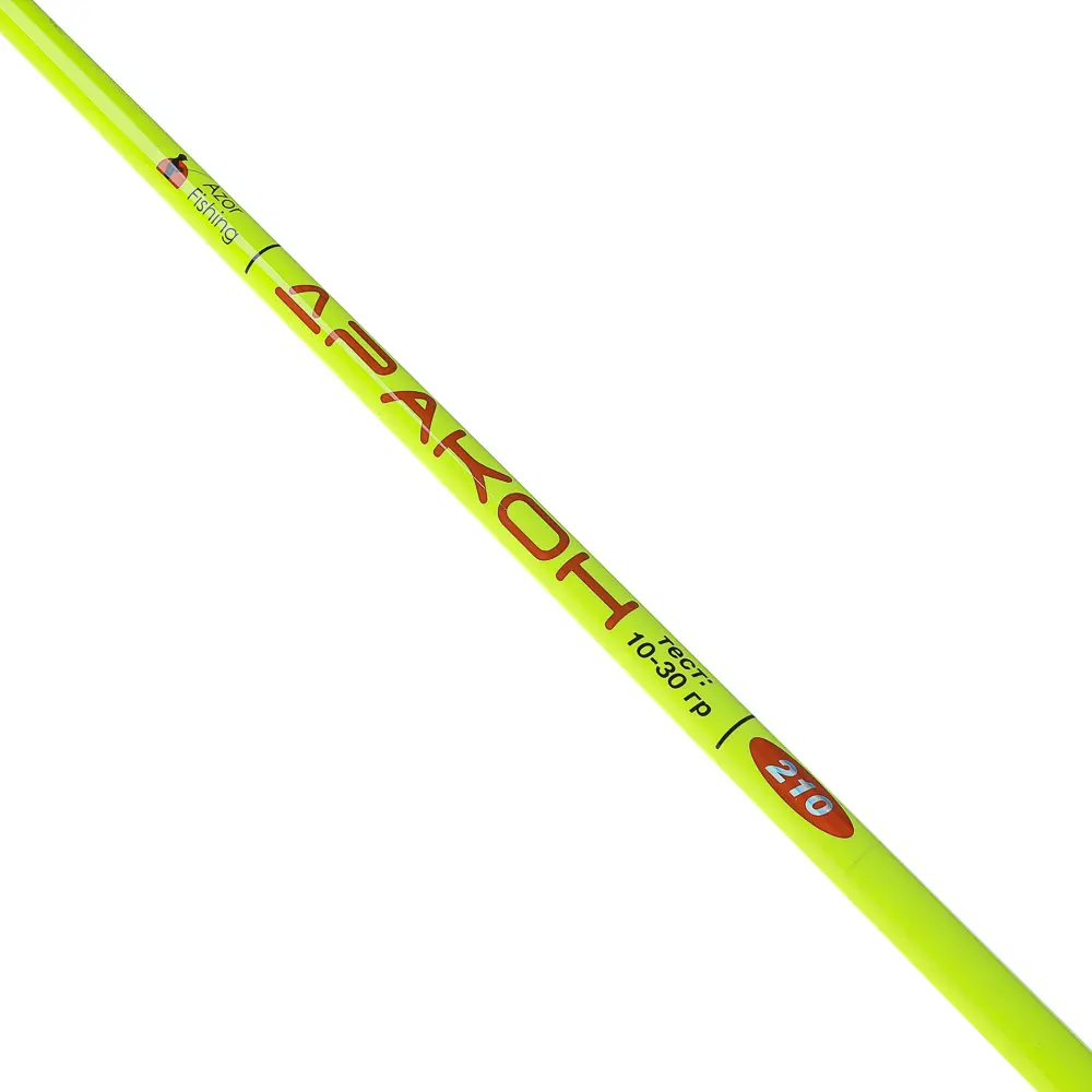 Спиннинг "Дракон" тм AZOR FISHING, штекерный, файбергласс, 2,1м, тест 10-30гр. - #9