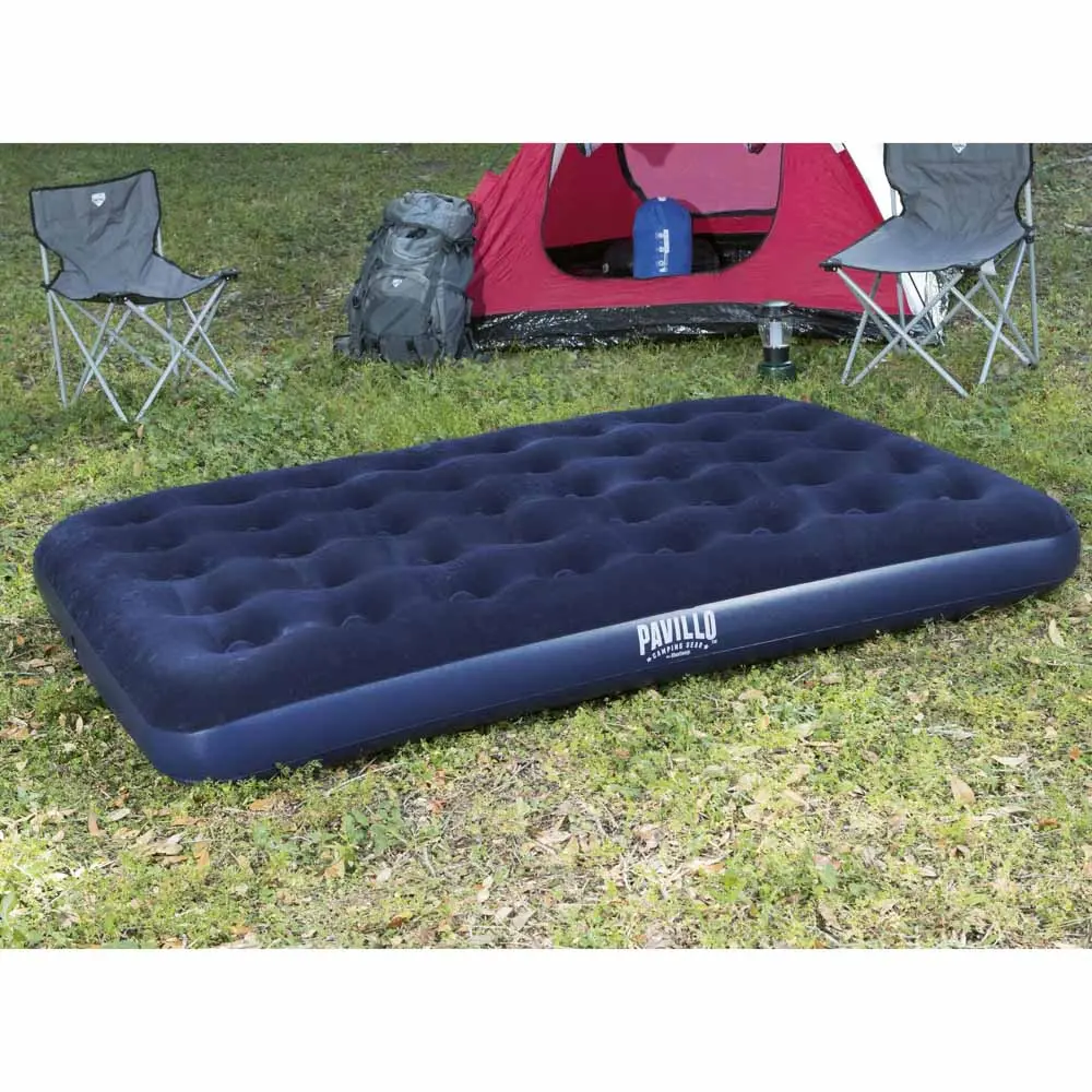 BESTWAY Матрас надувной FLOCKED AIR, 191х137х22см, до 300кг, 67002 - #5