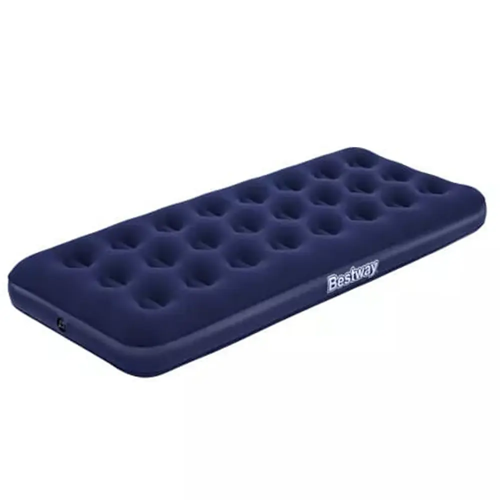 BESTWAY Матрас надувной FLOCKED AIR, 185х76х22см, до 150кг, 67000 - #1