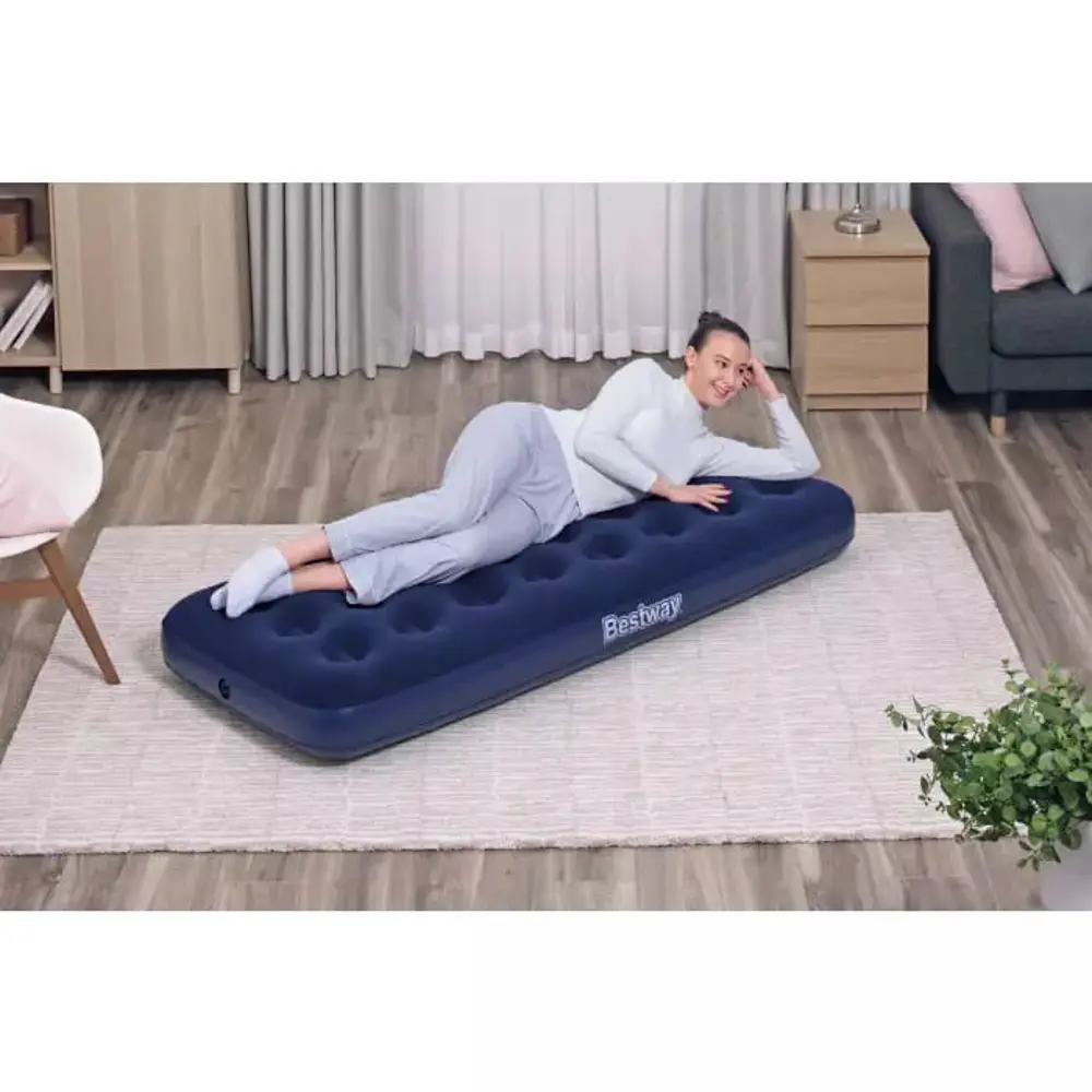 BESTWAY Матрас надувной FLOCKED AIR, 185х76х22см, до 150кг, 67000 - #4