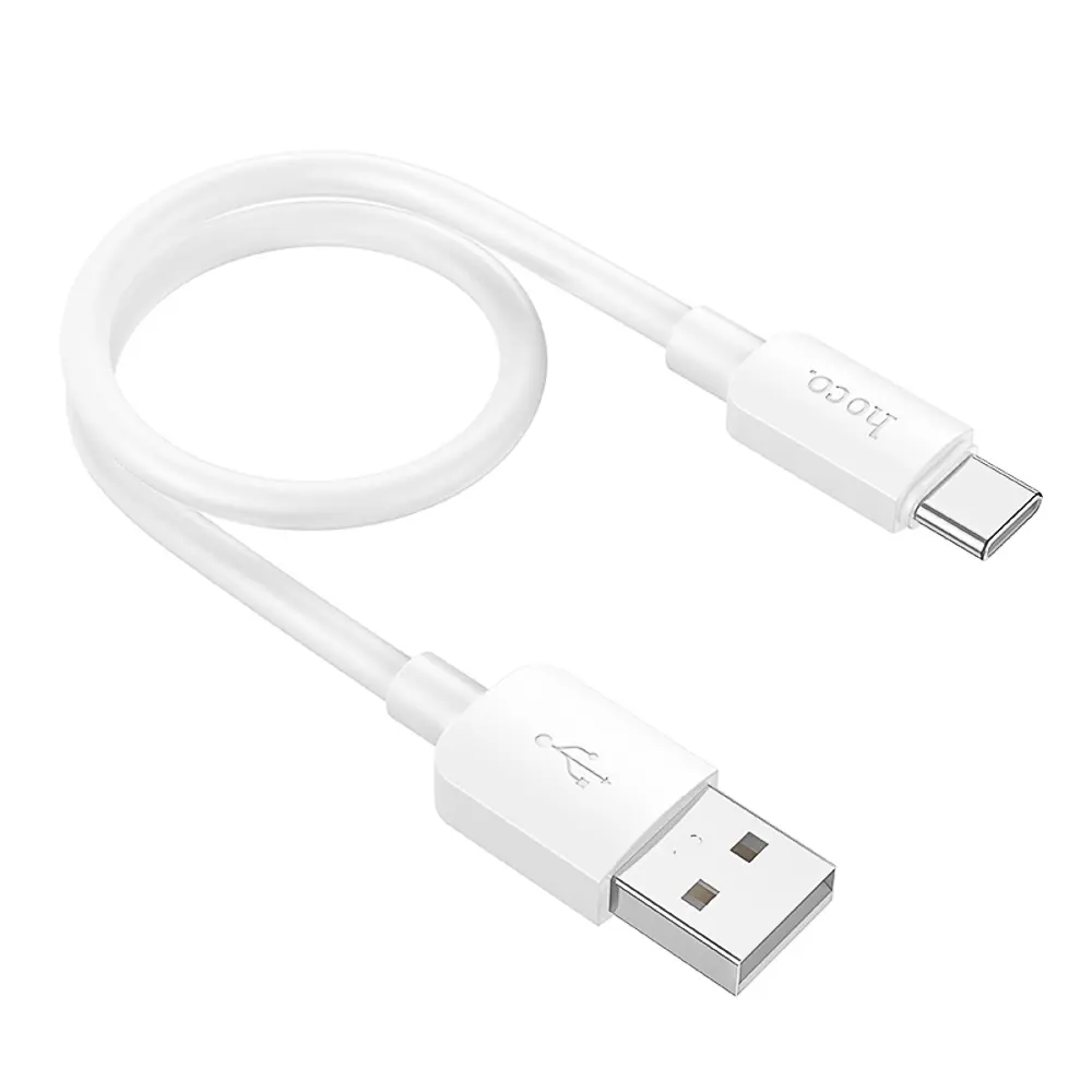 Кабель для зарядки USB(A)-Type C hoco. модель X96 Hyper, 27Вт, 0,25 м, белый - #3