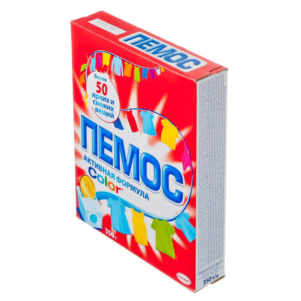 Стиральный порошок ПЕМОС Колор для цветного белья, к/у 350г - #1