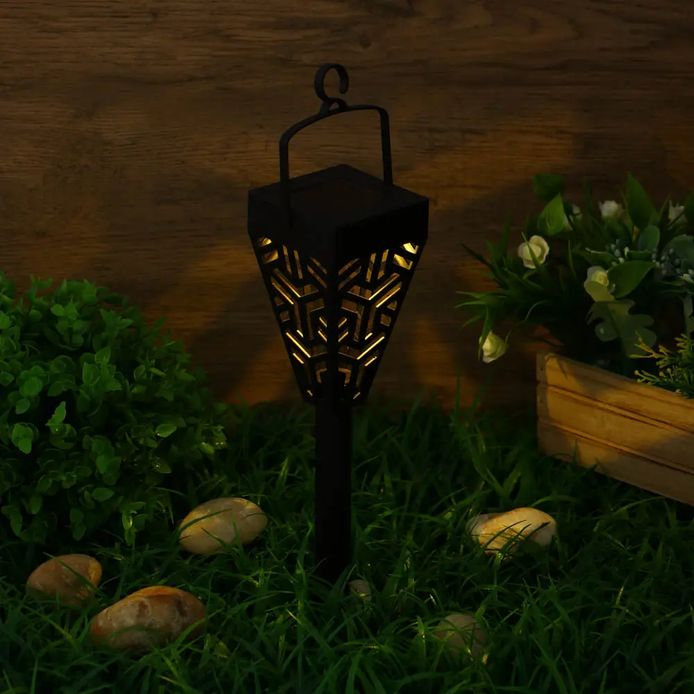 INBLOOM Фонарь на солн.батарее 39х7см, 1LED, шампань, 1x1.2V 2/3AAA 100mAh, пластик, IP44 - #6