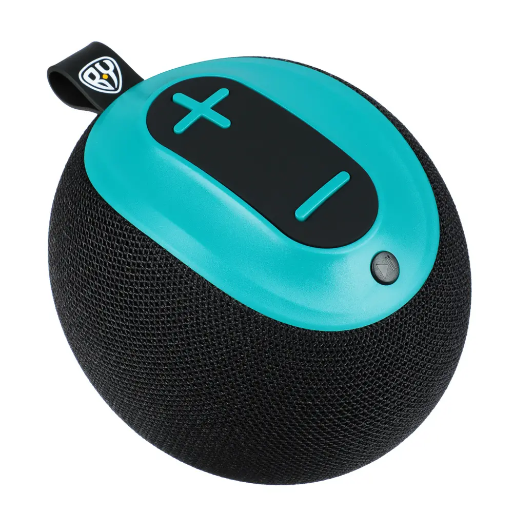 Колонка беспроводная BY Sphere, 5 Вт, 1200мАч, БТ5.0, USB, Micro-SD, AUX, синий - #3