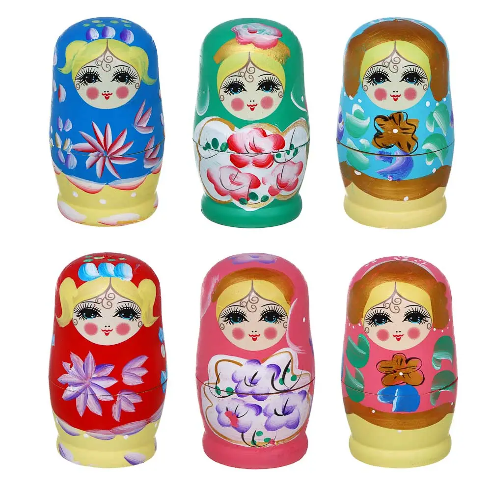 Матрешка 5шт., дерево, 11,5х5,5см, 5 дизайнов - #2