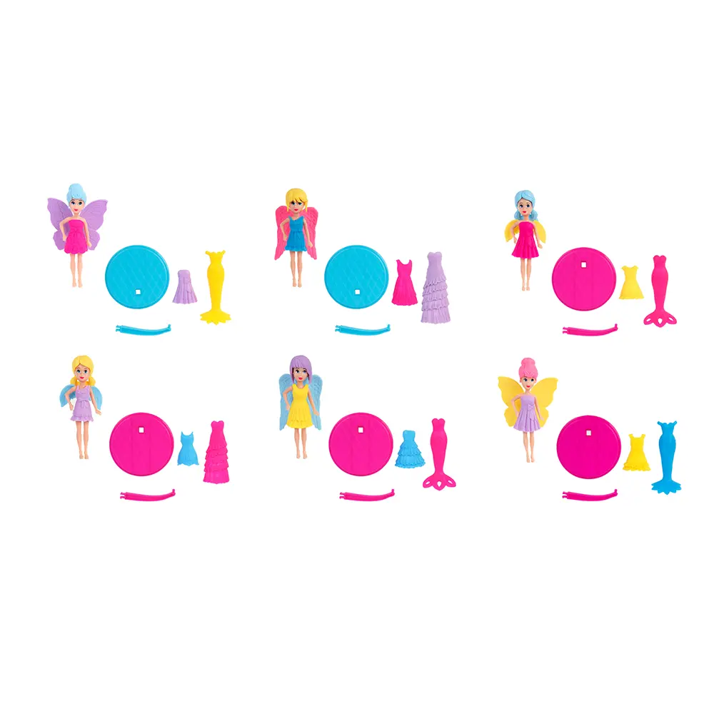 ИГРОЛЕНД Кукла 9 см с крылышками, 6,5х9,5 см, ABS, PVC, микс видов - #2