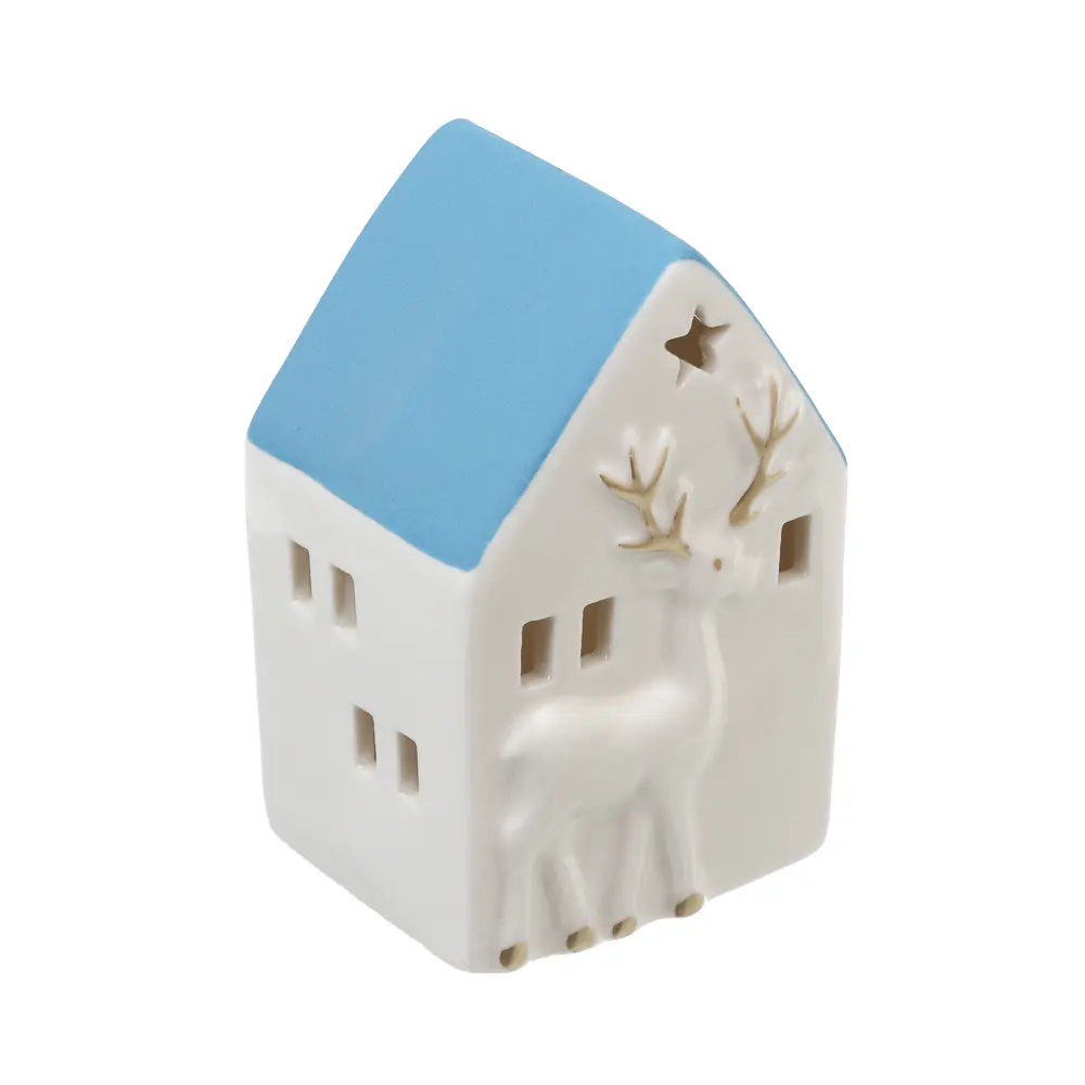 Фигурка тм СНОУ БУМ Дом керамика 6x5x9,3см - #1
