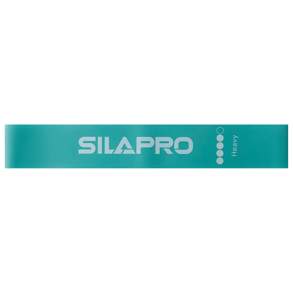 SILAPRO Набор фитнес резинок 5шт (2,5кг, 4,5кг,7кг, 9кг, 14кг), 60х5см, латекс - #10