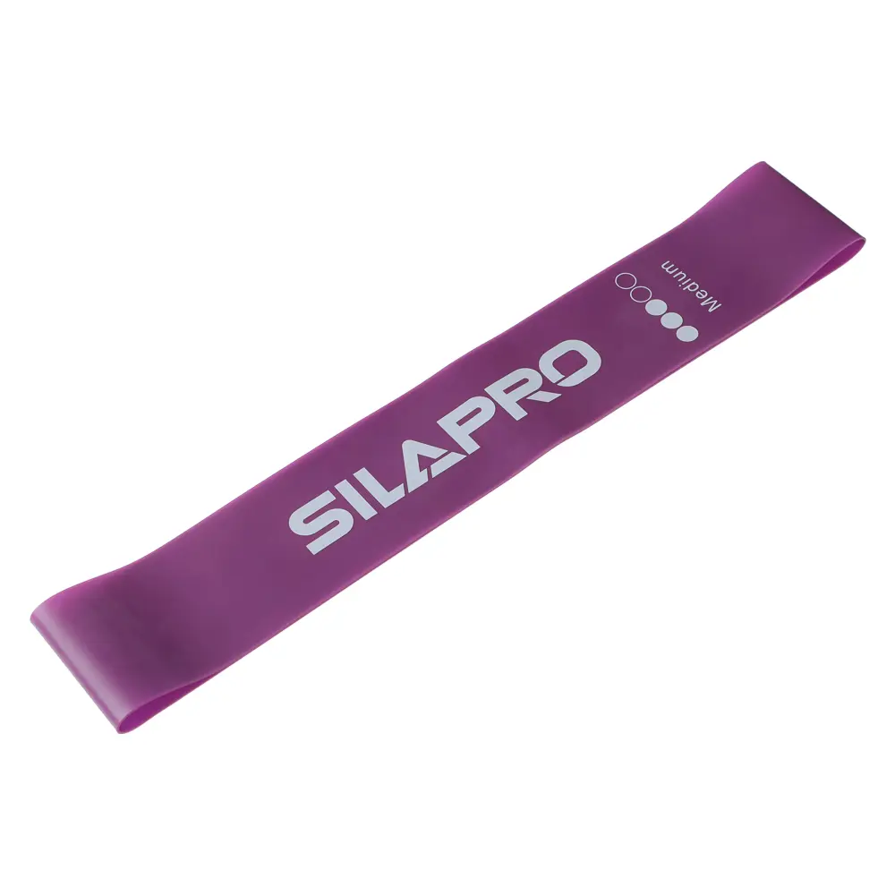 SILAPRO Набор фитнес резинок 5шт (2,5кг, 4,5кг,7кг, 9кг, 14кг), 60х5см, латекс - #12