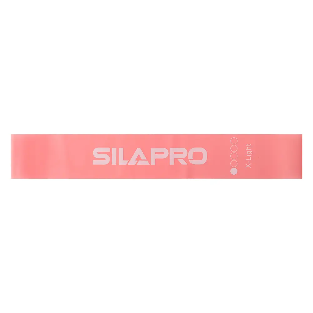 SILAPRO Набор фитнес резинок 5шт (2,5кг, 4,5кг,7кг, 9кг, 14кг), 60х5см, латекс - #19