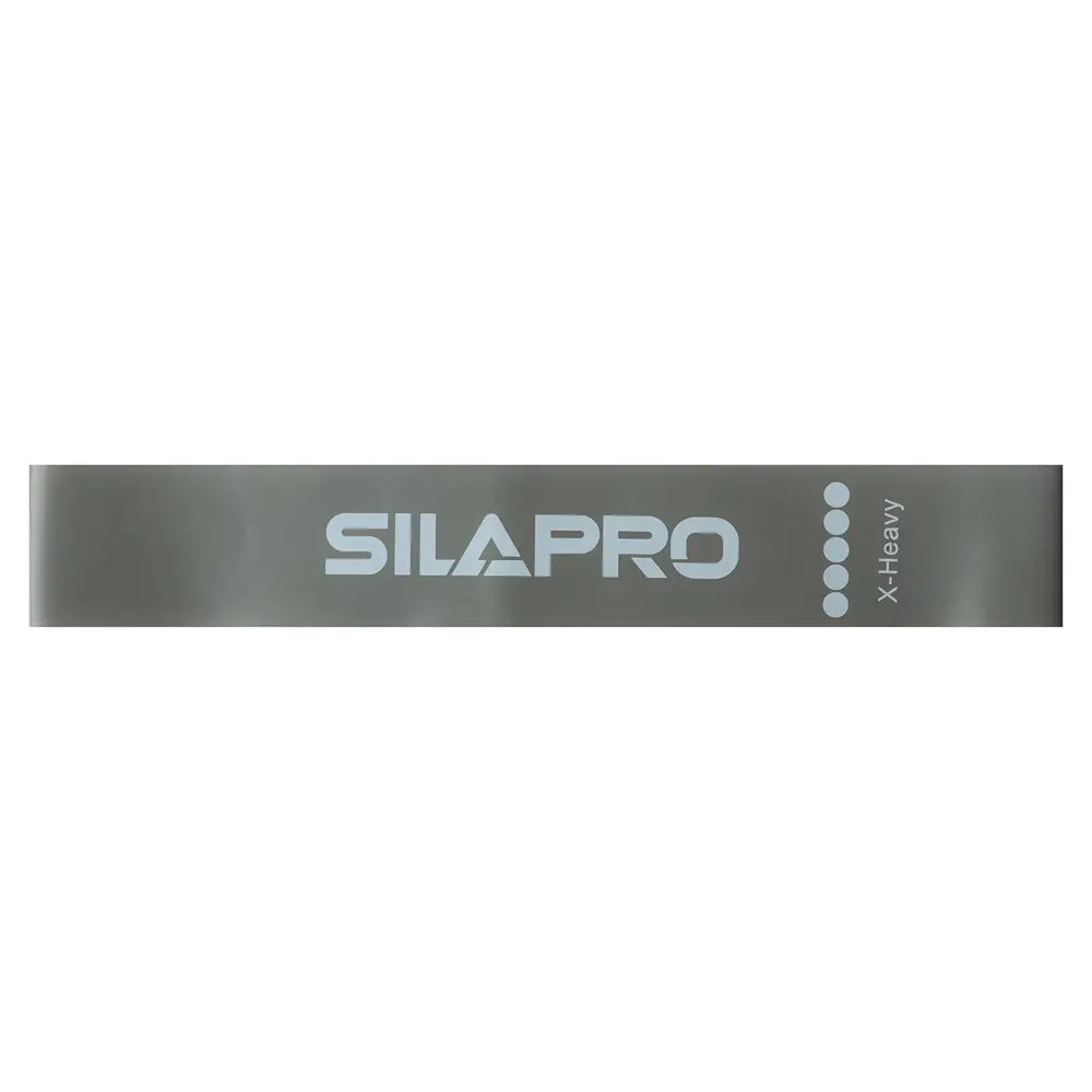 SILAPRO Набор фитнес резинок 5шт (2,5кг, 4,5кг,7кг, 9кг, 14кг), 60х5см, латекс - #6
