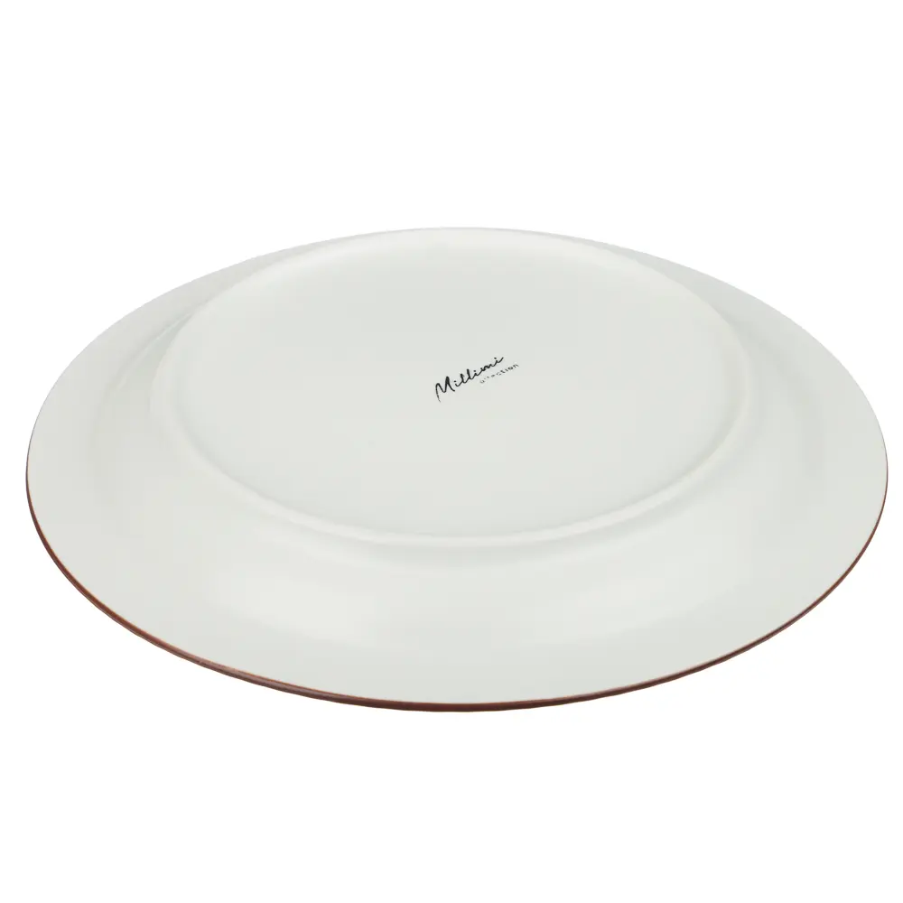 Тарелка закусочная Лусия тм MILLIMI, 21,3см, фарфор, кремовый - #4