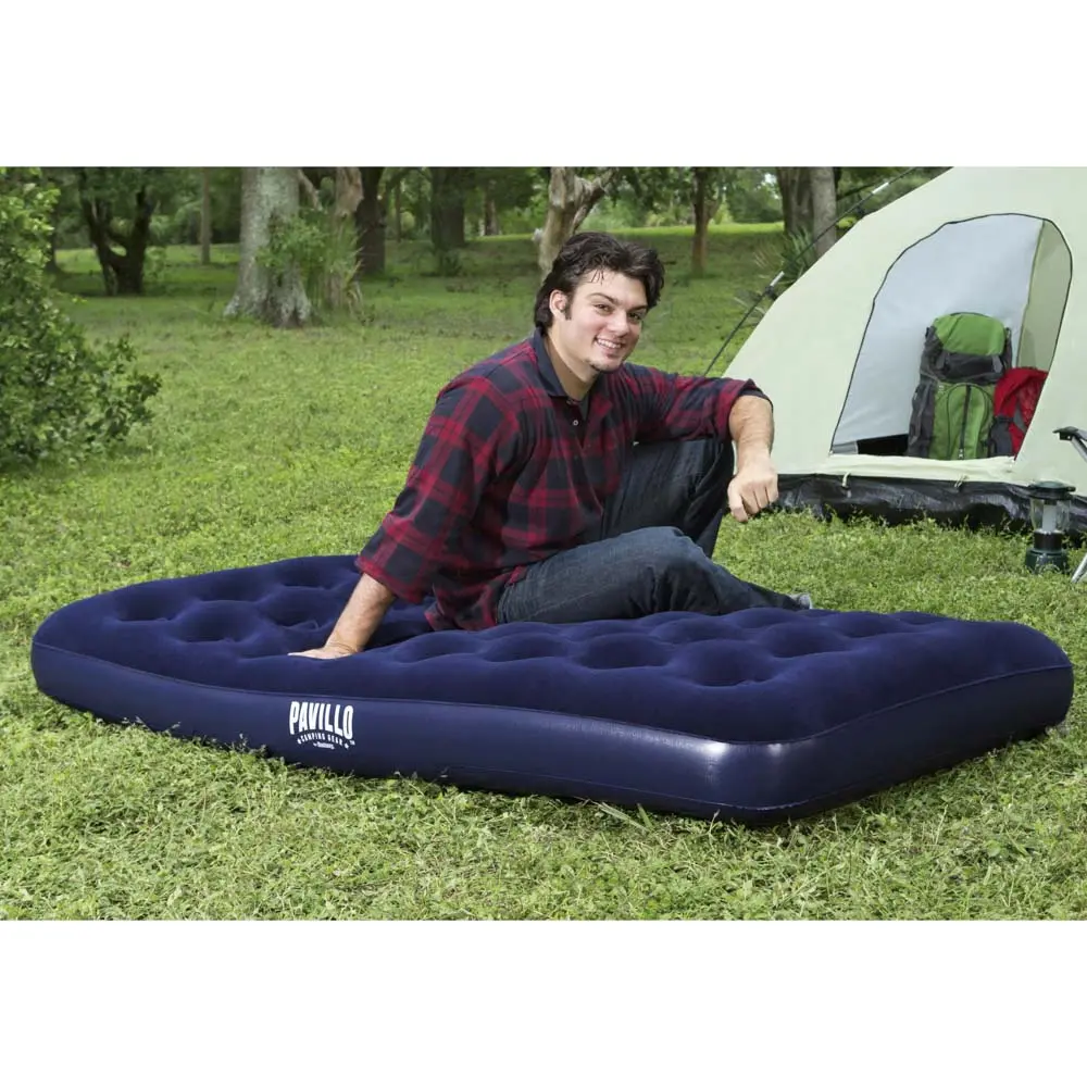 BESTWAY Матрас надувной FLOCKED AIR, 188х99х22см, до 150кг, 67001 - #1