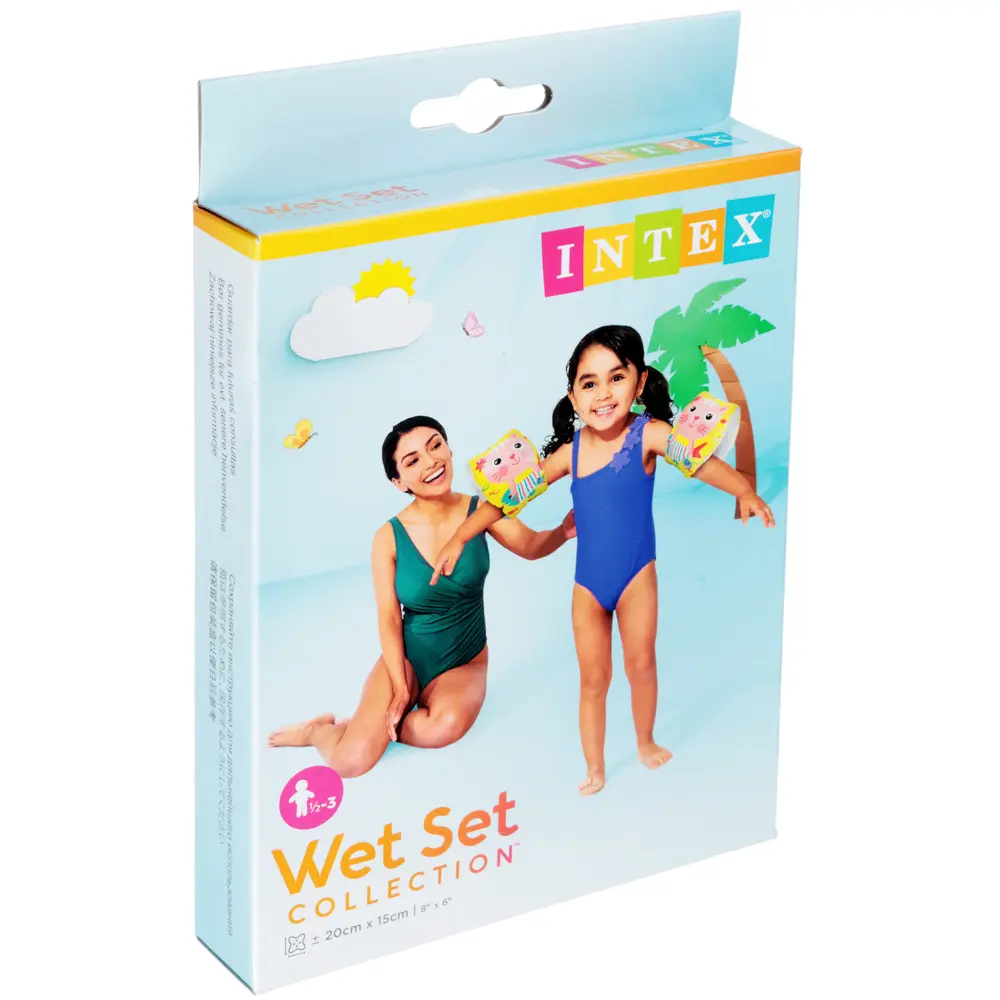 INTEX Нарукавники для плавания HAPPY KITTEN ARM BANDS, от 6-36 мес., 20х15см, 56665EU - #6