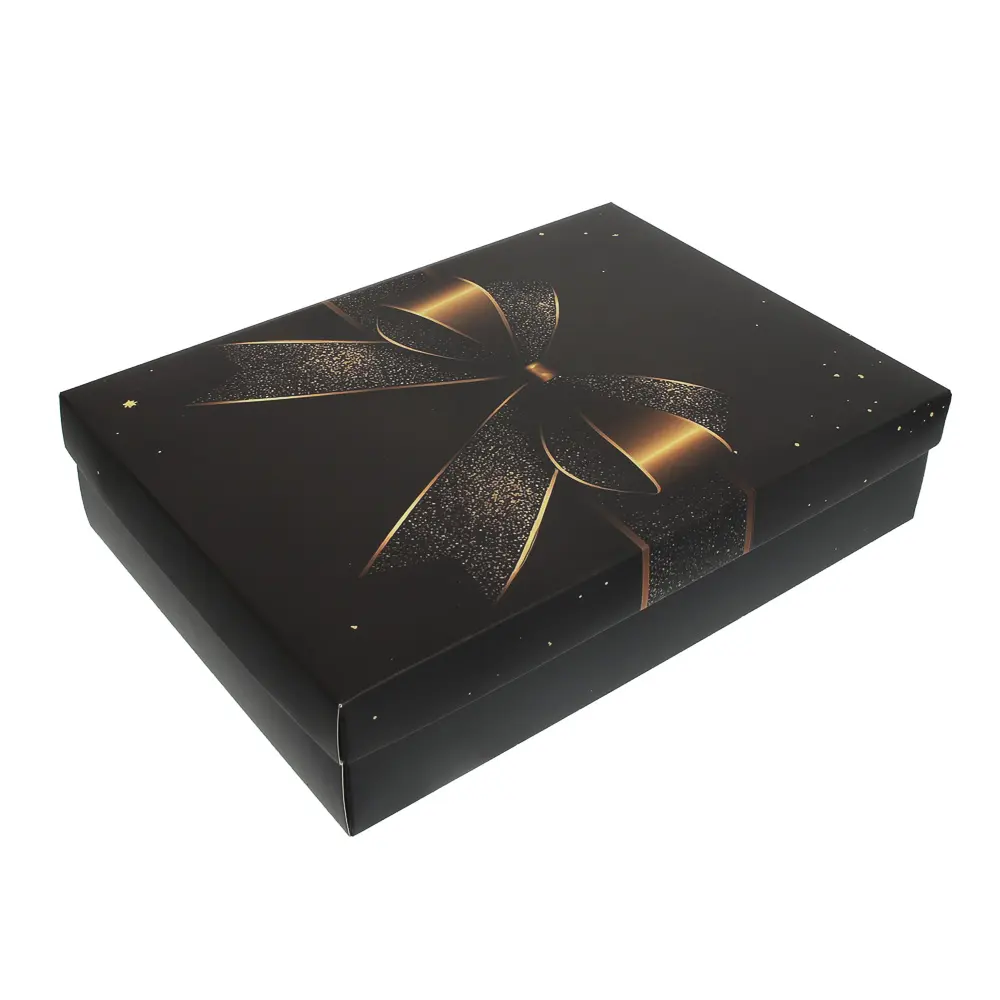 Коробка складная 32x23x7,2см, бумага, 4 дизайна - #5