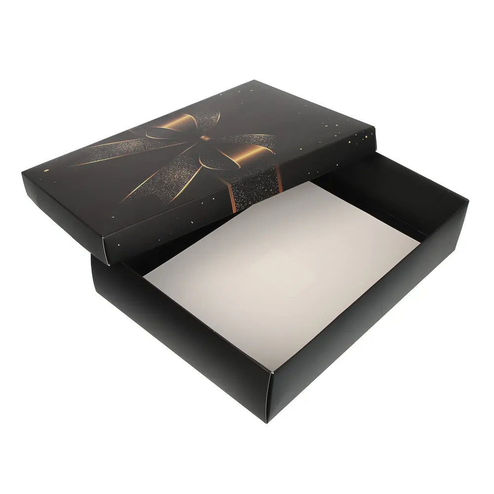 Коробка складная 32x23x7,2см, бумага, 4 дизайна - #6