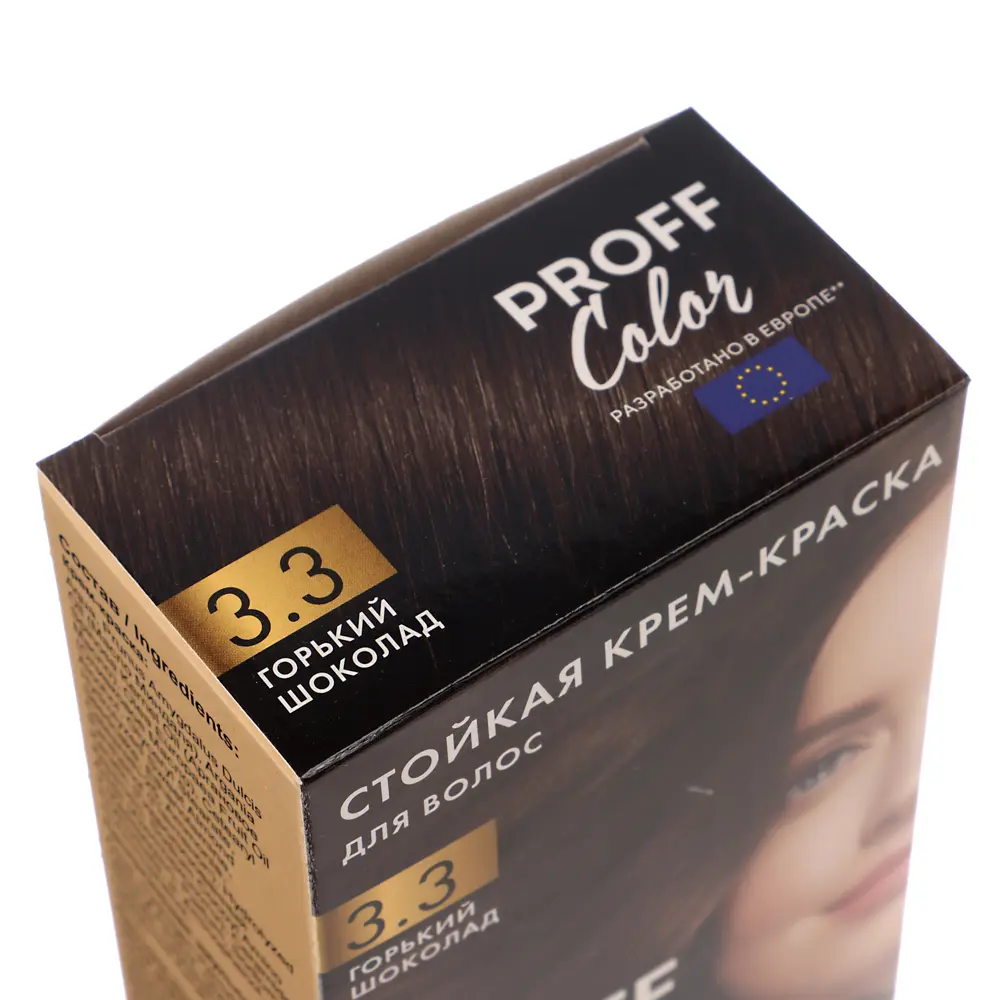 Краска для волос PROFF Color Горький шоколад, 115мл - #2