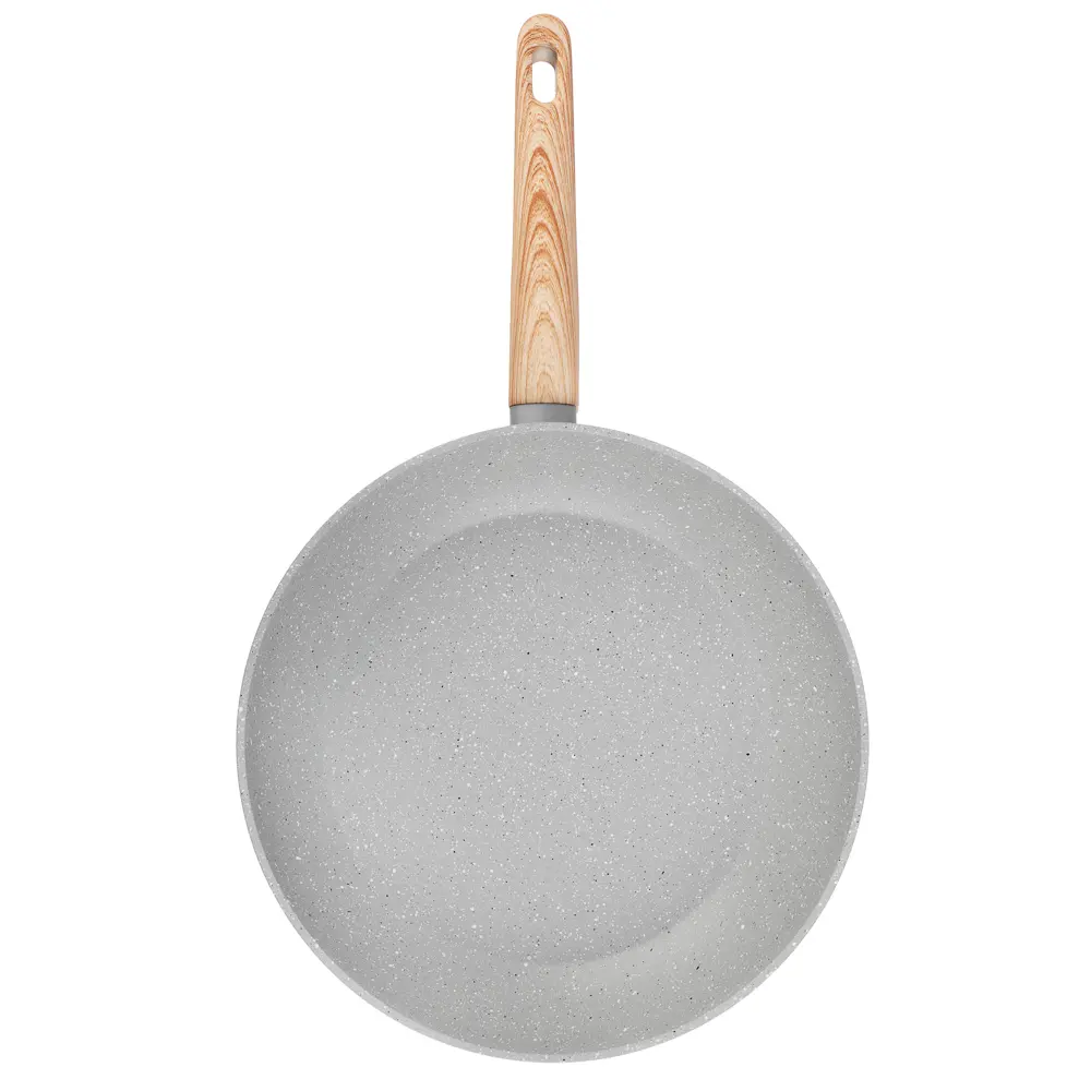 SATOSHI Берг Сковорода литая d28см, антипригарное покрытие Мрамор, индукция - #4