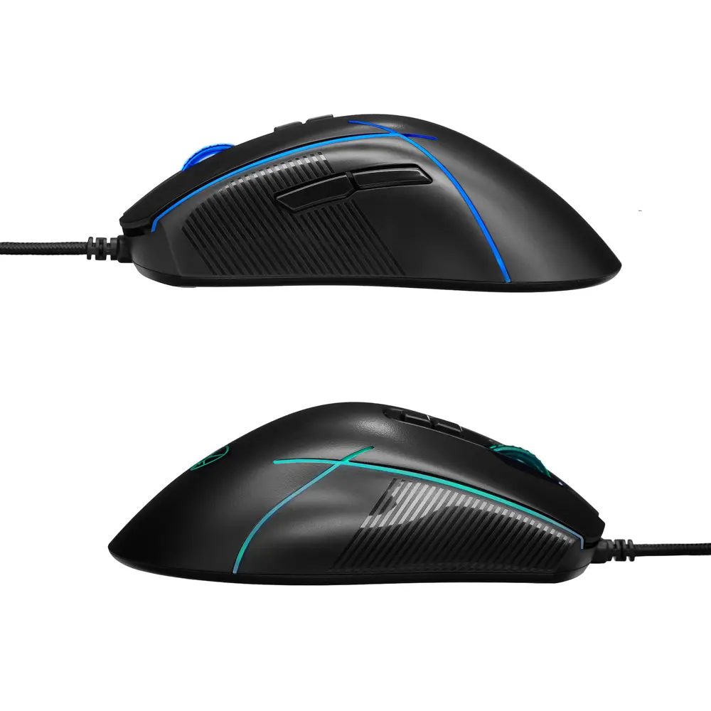 Игровая мышь проводная BY Rifle 7200dpi,7D,A725F,RGB,220см - #8