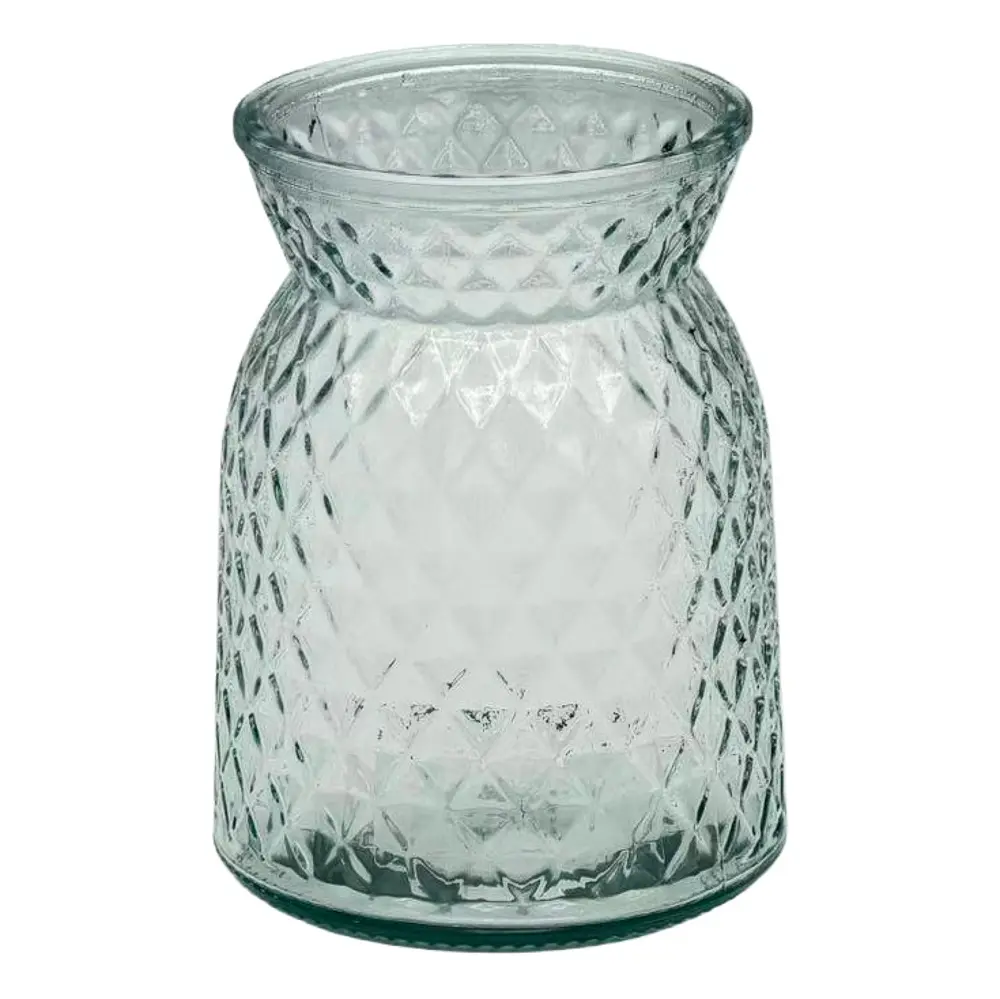 Ваза тм MILLIMI Ромб Бантик, 16x9x11,5см, стекло, инд, упак - #1