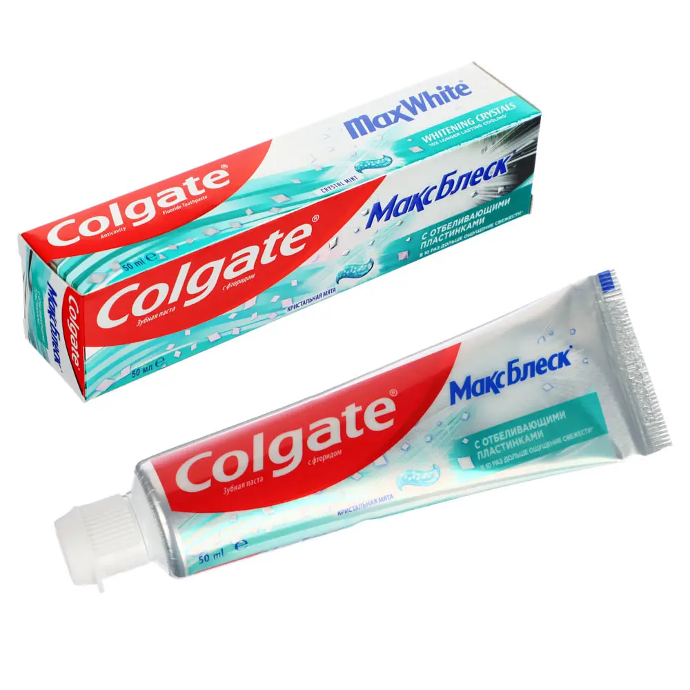 Зубная паста COLGATE Максимальный блеск, 50 мл - #1