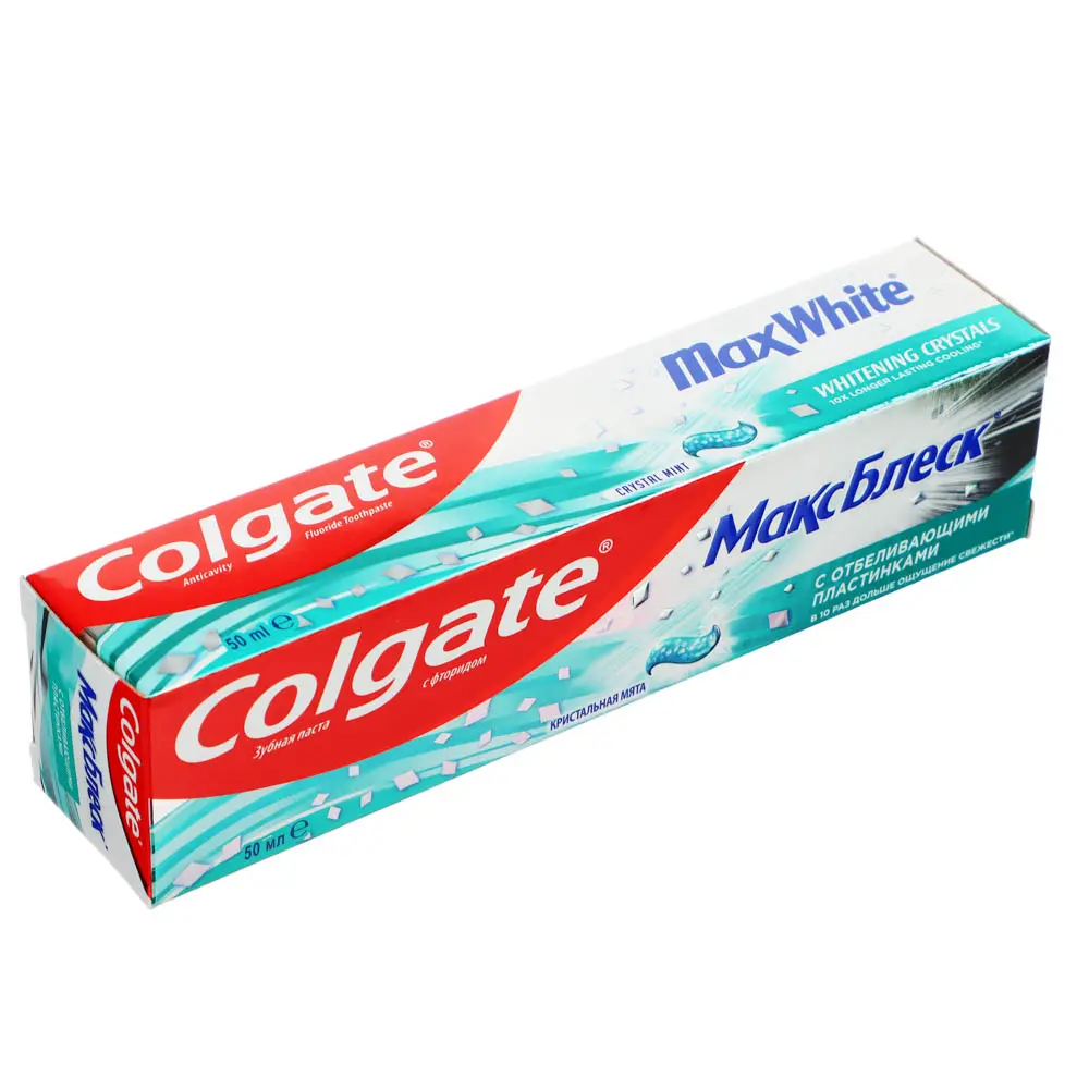 Зубная паста COLGATE Максимальный блеск, 50 мл - #3