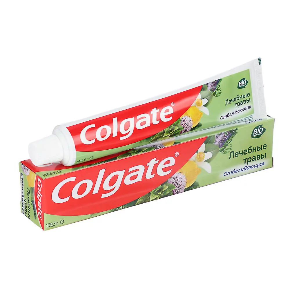 Зубная паста COLGATE Лечебные травы отбеливающая,75 мл. - #2