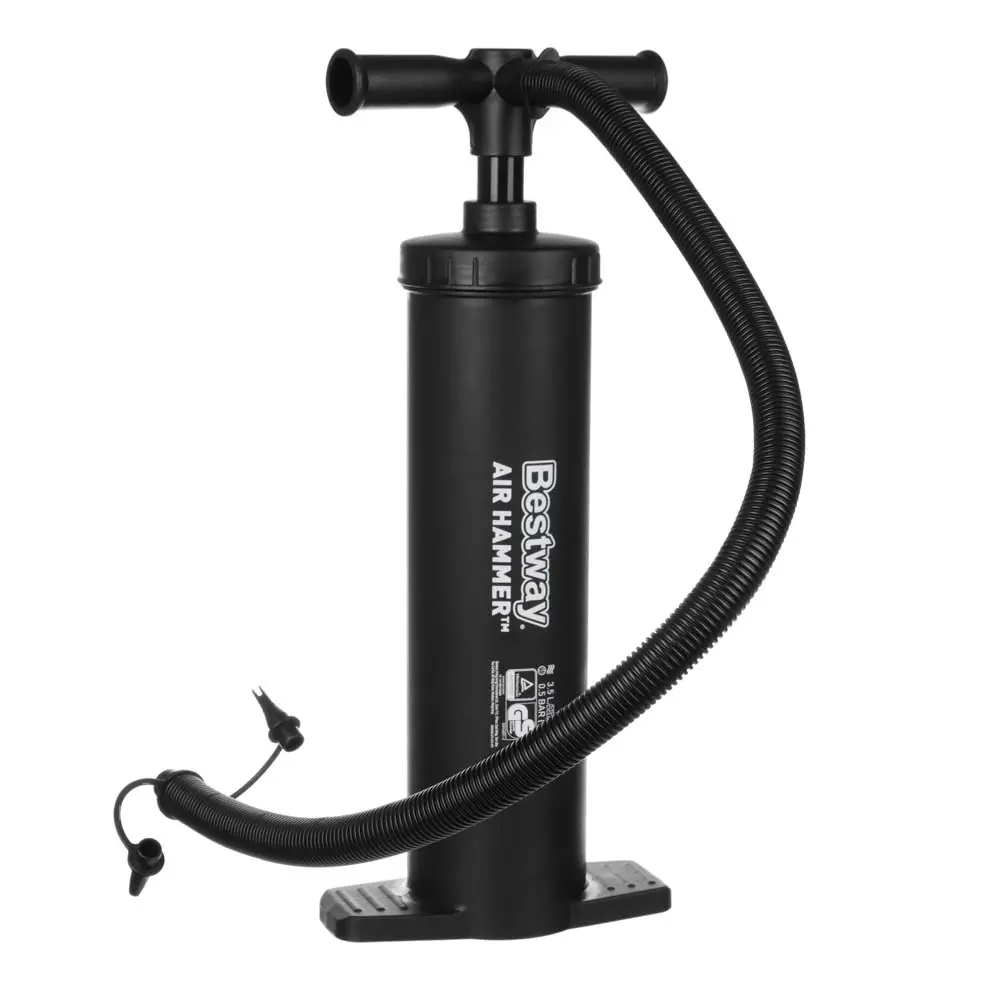 BESTWAY Насос ручной AIR HAMMER, объём 3,5л, 48см, 3 насадки в комплекте, 62030 - #1