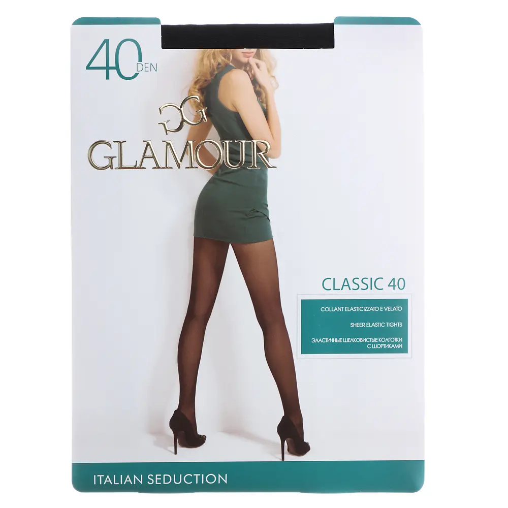 Колготки Glamour Classic 40 nero 2-S - #1