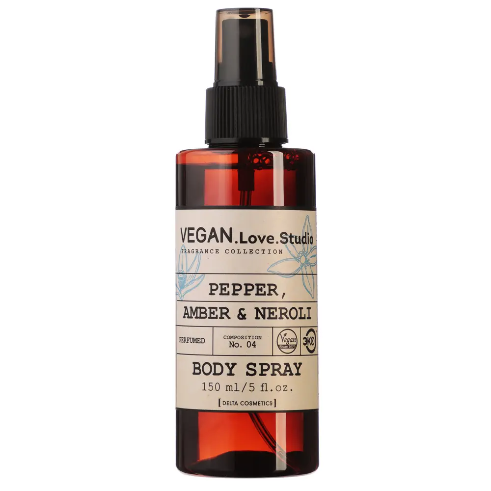 Парфюмированный спрей для тела VEGAN.Love.Studio Pepper, Amber, Neroli, 150 мл - #1