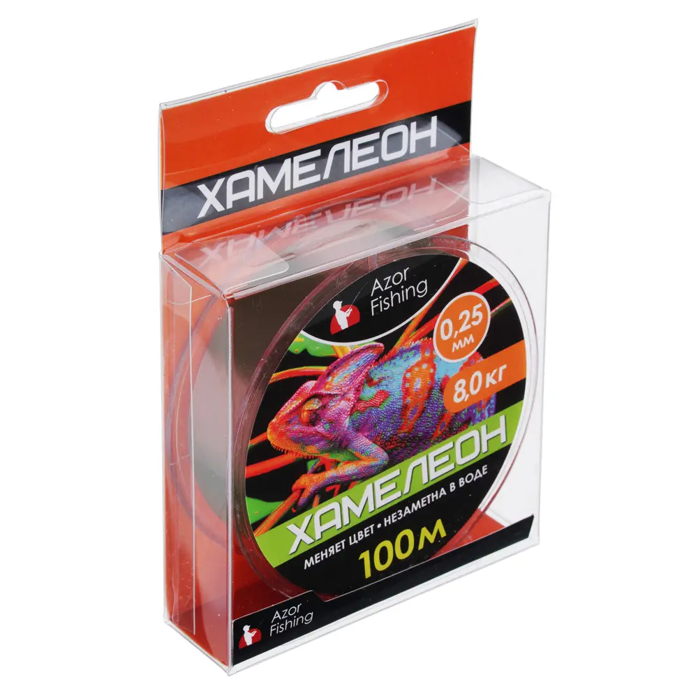 AZOR FISHING Леска "Хамелеон", нейлон, 100м, 0,25мм, 8,0кг - #3