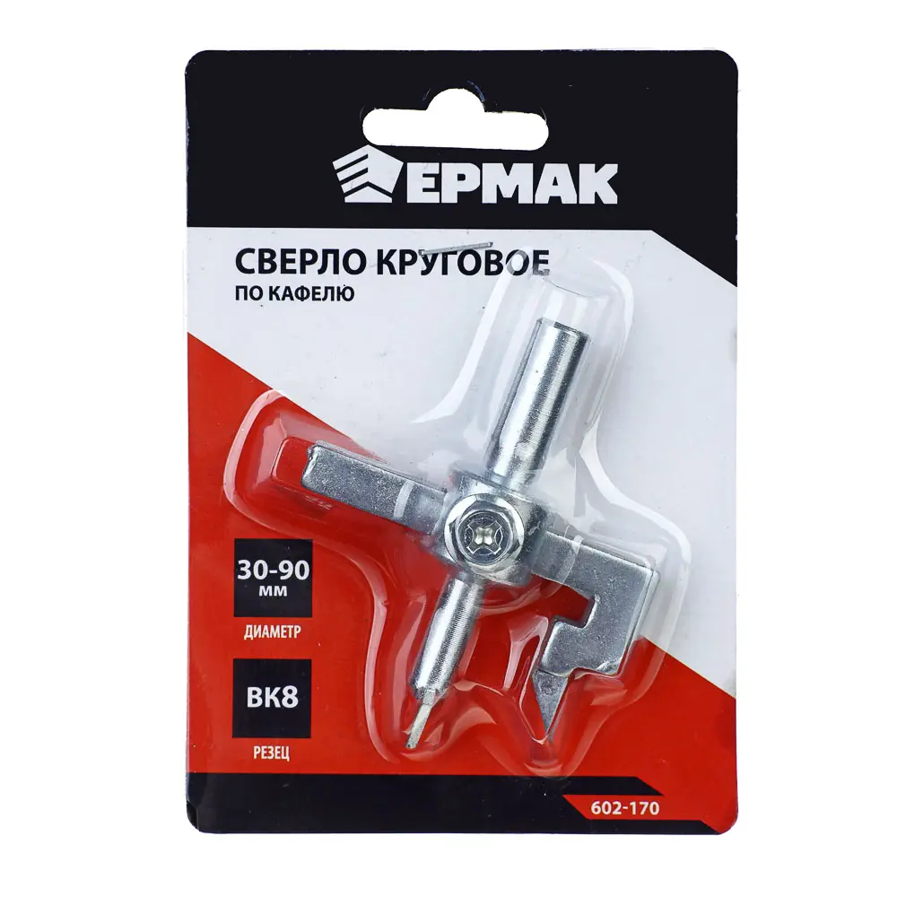 ЕРМАК Сверло круговое по кафелю d 30-90мм - #1