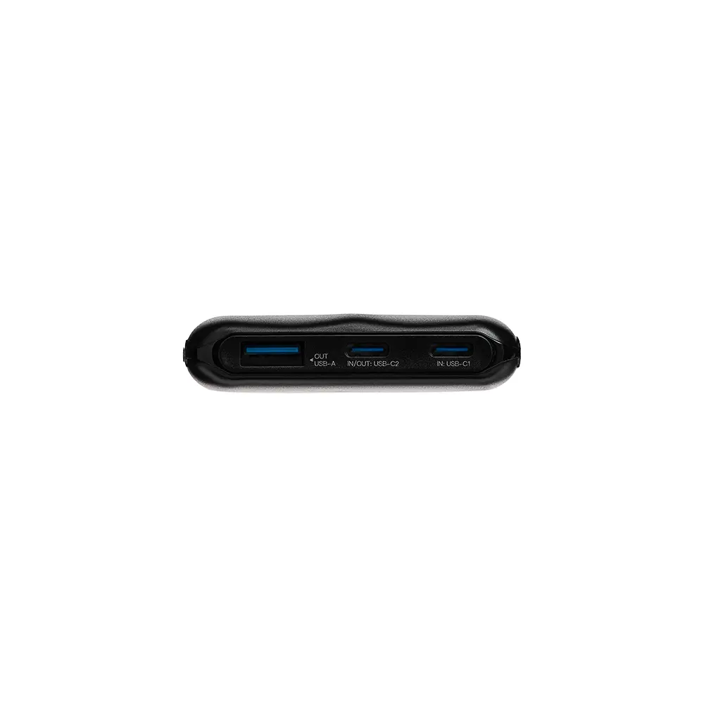 Аккумулятор мобильный BY Prime, 10000 мАч, 1xUSB-A, 2xUSB-C, 20W, 3A, пластик, черный - #9
