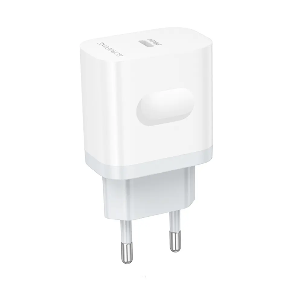 Сетевое зарядное устройство BOROFONE модель BA99A, USB-C PD 20 W, цвет: белый - #3