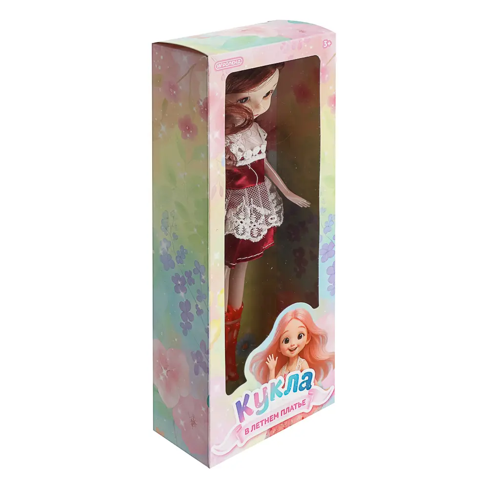 Кукла 25 см в летнем платье, PP, PVC, тм ИГРОЛЕНД - #8