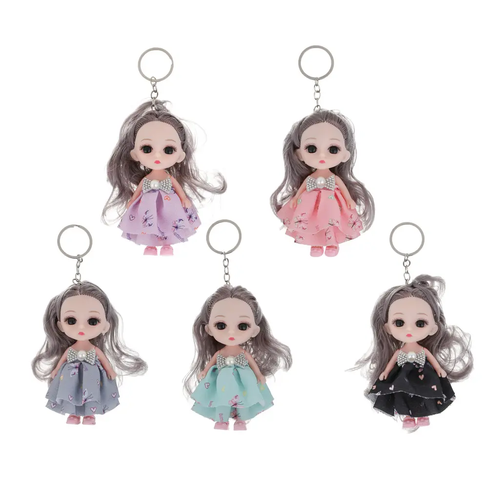 Кукла 10 см с подвесом, PVC, PP, тм ИГРОЛЕНД, 3+, 5 дизайнов - #1