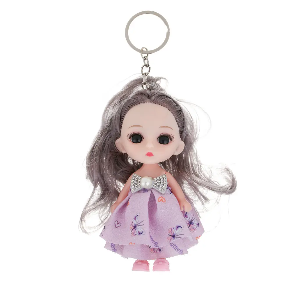 Кукла 10 см с подвесом, PVC, PP, тм ИГРОЛЕНД, 3+, 5 дизайнов - #2