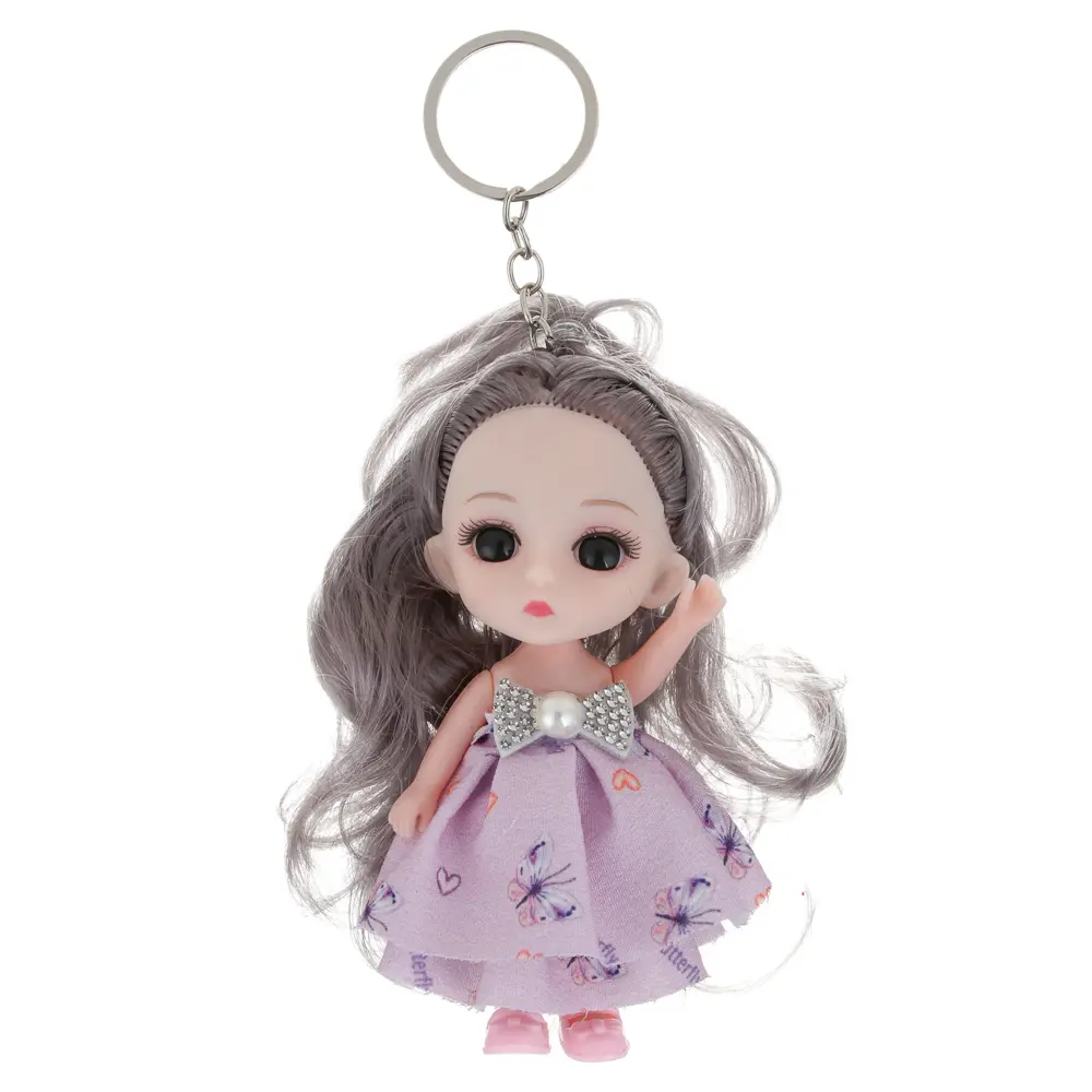 Кукла 10 см с подвесом, PVC, PP, тм ИГРОЛЕНД, 3+, 5 дизайнов - #3
