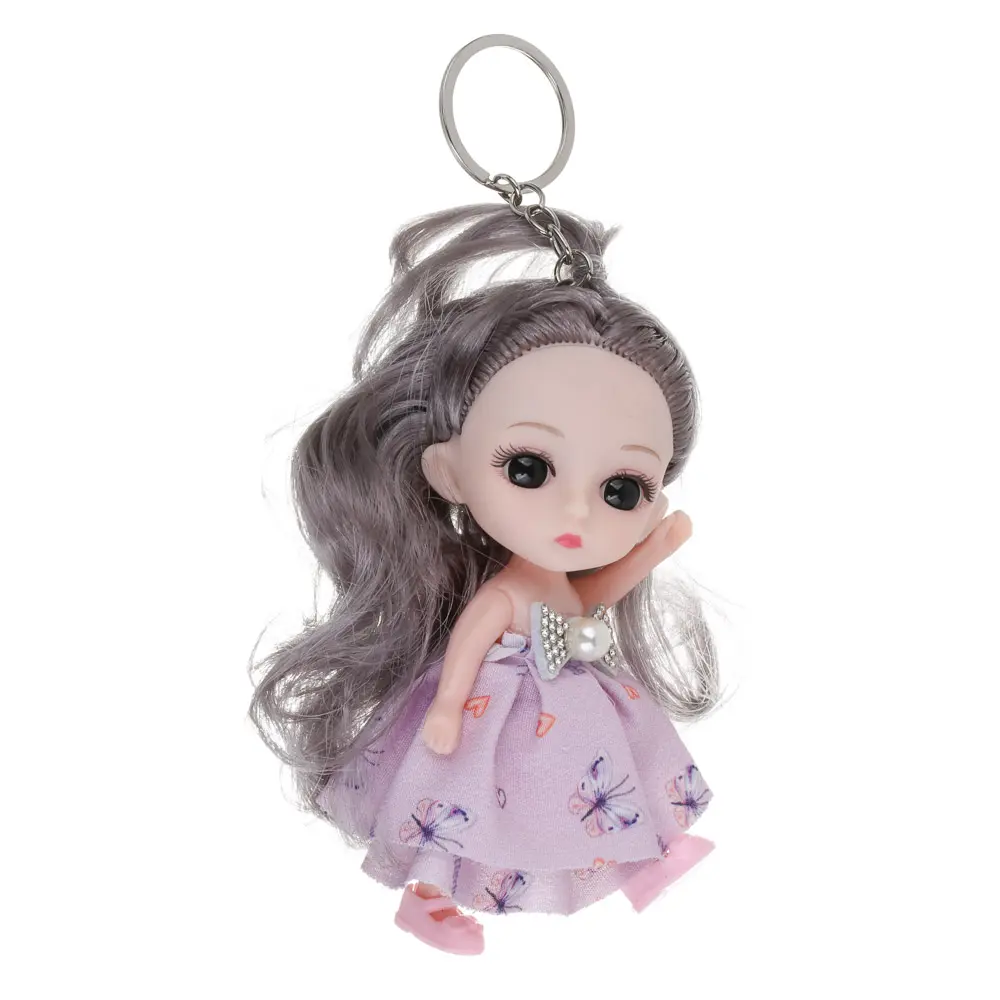Кукла 10 см с подвесом, PVC, PP, тм ИГРОЛЕНД, 3+, 5 дизайнов - #4