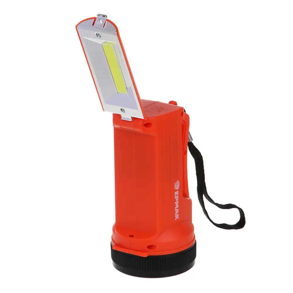 ЕРМАК Фонарь-прожектор, 1 LED + COB, 2 режима, 1200 мАч, 6x12x7см - #2