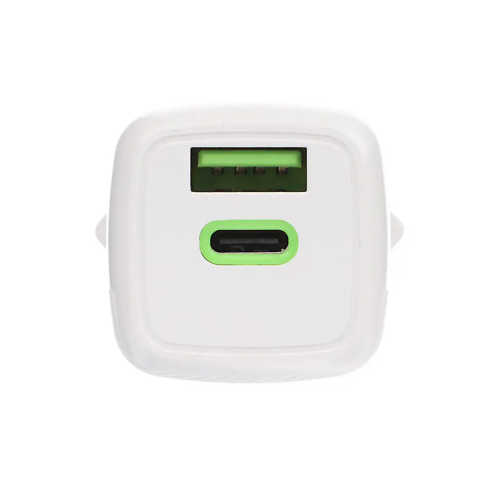 Сетевое зарядное устройство BY MINI 30Вт GaN,USB-C, USB-A, QC,PD,PPS,110-240В,50-60Гц,пластик,белый - #5