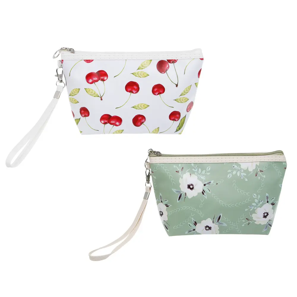Косметичка трапеция тм ЮL Printemps 22x14,5x6,5 см, ПВХ, 2 дизайна - #1