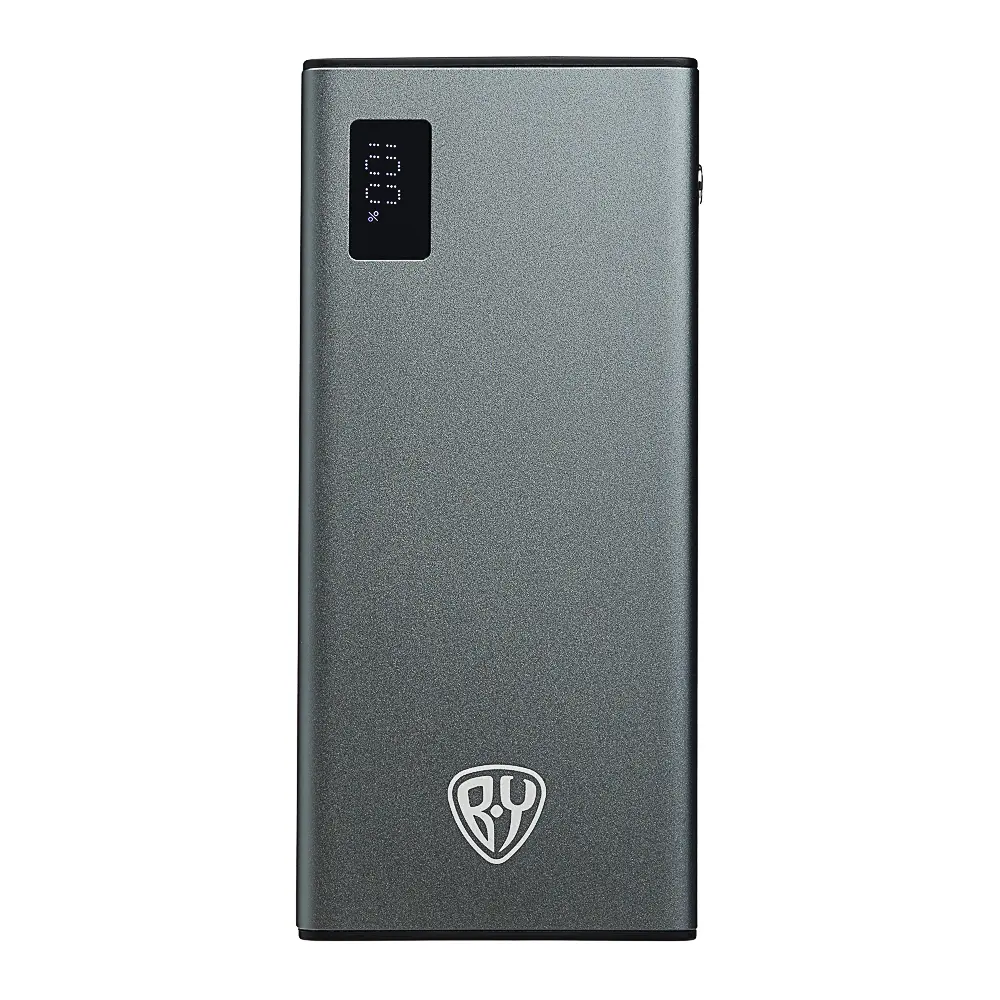 Аккумулятор мобильный BY Voyager, 10000 мАч, 1xUSB-A, 2xUSB-C, 20W, 3A, металл, серый - #3